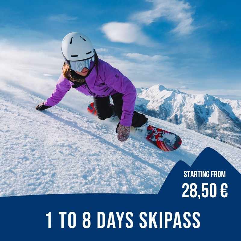1 TO 8 DAY SKI PASS