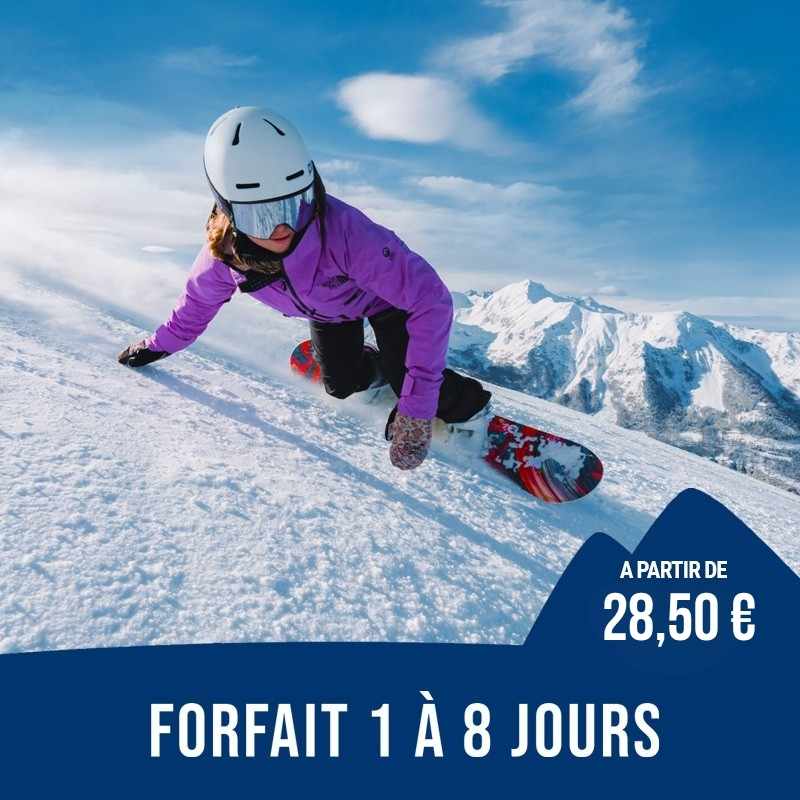 FORFAIT 1 À 8 JOURS