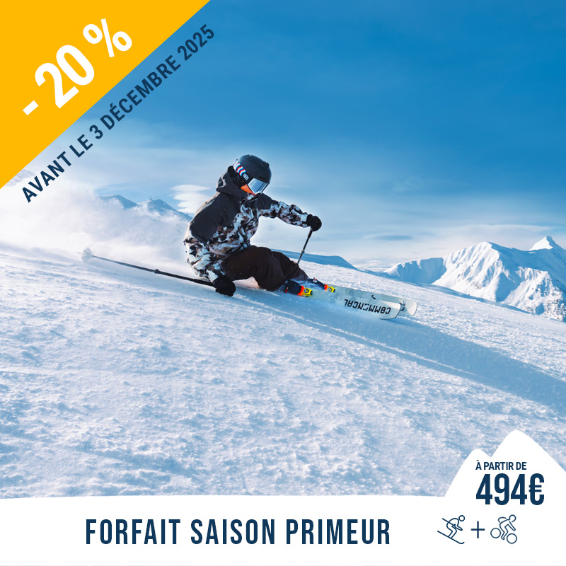Saison Hiver + Été (offert) + Réductions au Pôle Sport Innovation