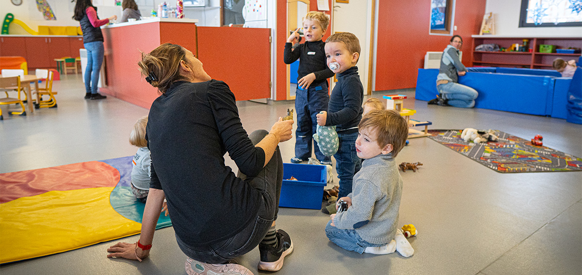 Club enfant, garderie, jeu