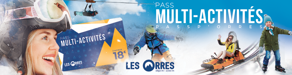 Pass multi-activités hiver Les Orres