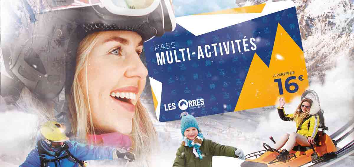 Multi-activity pass: as much fun as you want!